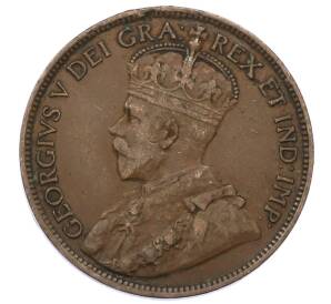 1 цент 1917 года Канада — Фото №2