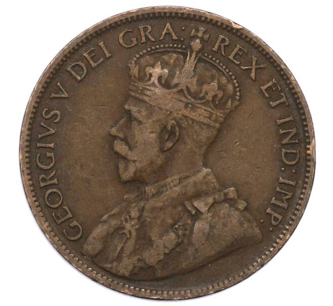 Монета 1 цент 1917 года Канада (Артикул: M2-84180) — Фото №2