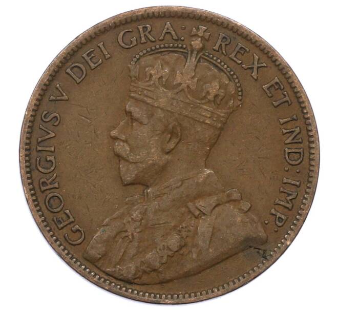 Монета 1 цент 1920 года Канада (Артикул: M2-84181) — Фото №2