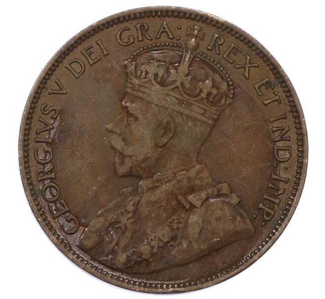 Монета 1 цент 1917 года Канада (Артикул: M2-84184) — Фото №2