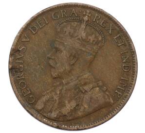 1 цент 1917 года Канада — Фото №2