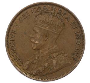 1 цент 1913 года Канада — Фото №2