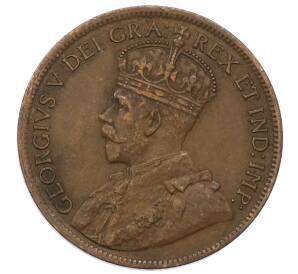 1 цент 1917 года Канада — Фото №2