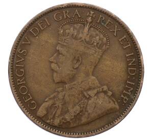 1 цент 1912 года Канада — Фото №2