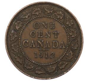 1 цент 1912 года Канада — Фото №1