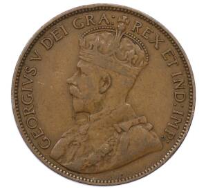 1 цент 1920 года Канада — Фото №2