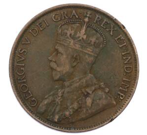 1 цент 1913 года Канада — Фото №2