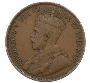 1 цент 1918 года Канада