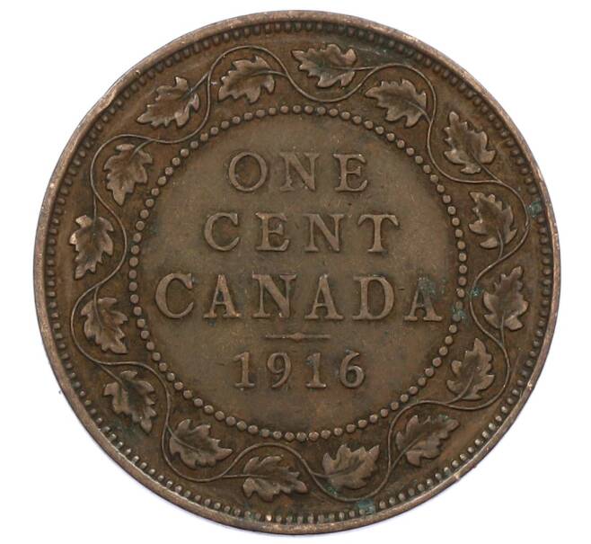 Монета 1 цент 1916 года Канада (Артикул: M2-84262) — Фото №1