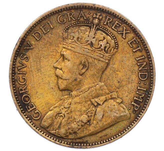 Монета 1 цент 1917 года Канада (Артикул: M2-84263) — Фото №2