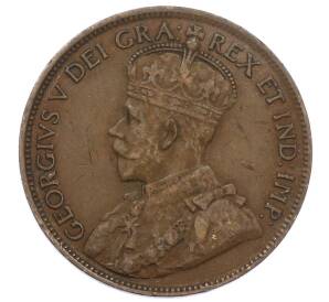 1 цент 1919 года Канада — Фото №2