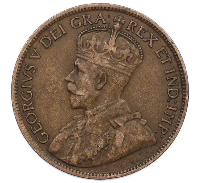 Монета 1 цент 1917 года Канада (Артикул: M2-84274) — Фото №2
