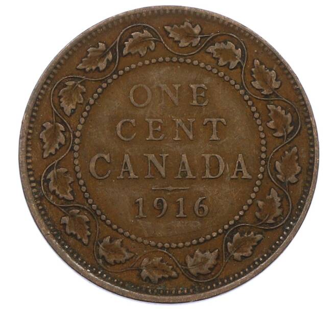 Монета 1 цент 1916 года Канада (Артикул: M2-84275) — Фото №1
