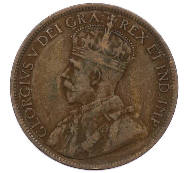 Монета 1 цент 1916 года Канада (Артикул: M2-84275) — Фото №2