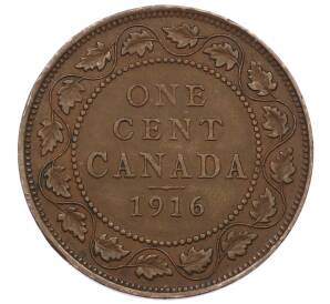 1 цент 1916 года Канада — Фото №1