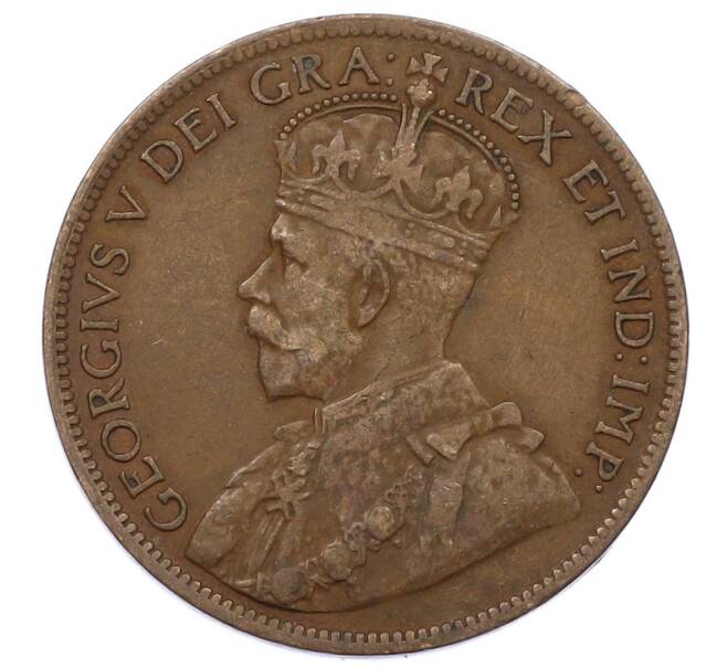 Монета 1 цент 1916 года Канада (Артикул: M2-84279) — Фото №2