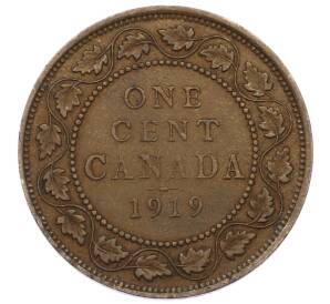 1 цент 1919 года Канада — Фото №1