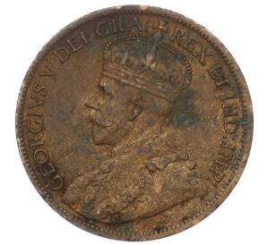 1 цент 1917 года Канада — Фото №2