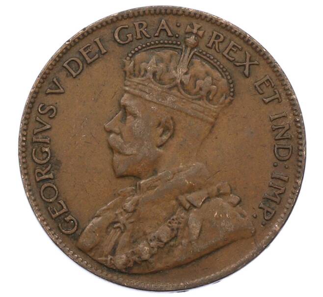 Монета 1 цент 1919 года Канада (Артикул: M2-84303) — Фото №2