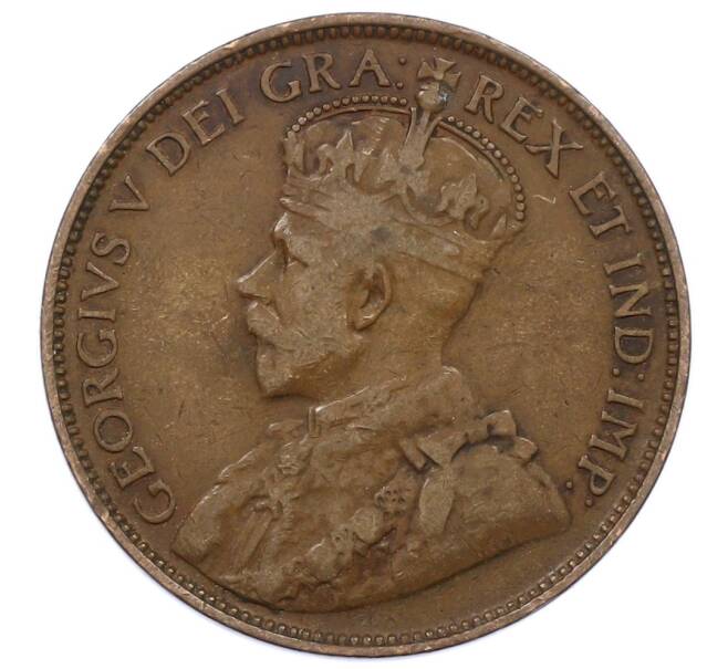 Монета 1 цент 1918 года Канада (Артикул: M2-84318) — Фото №2