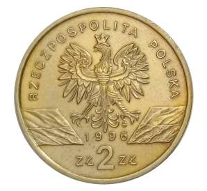 2 злотых 1996 года Польша — Ёж — Фото №2