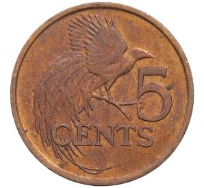 5 центов 2001 года Тринидад и Тобаго — Фото №1