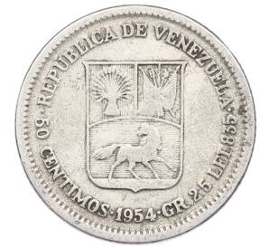 50 сентимо 1954 года Венесуэла — Фото №1