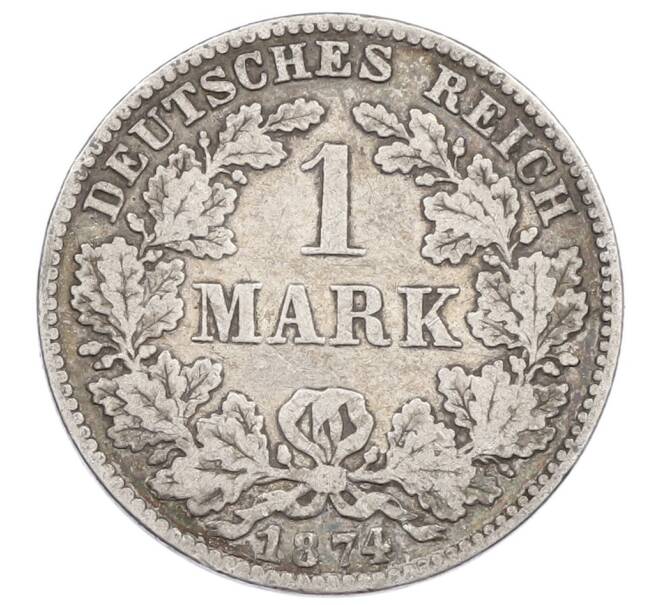 Монета 1 марка 1874 года D Германия (Артикул: M2-84355) — Фото №1