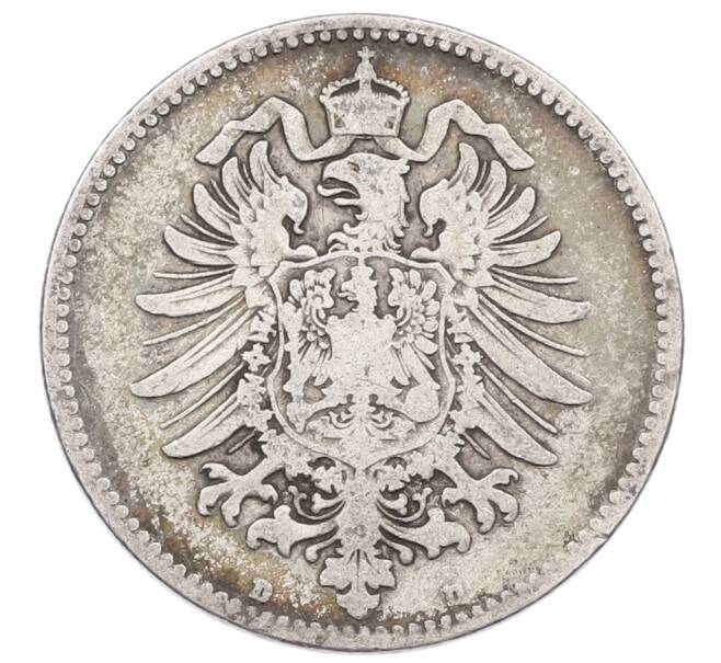 Монета 1 марка 1874 года D Германия (Артикул: M2-84355) — Фото №2