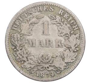 1 марка 1874 года E Германия — Фото №1