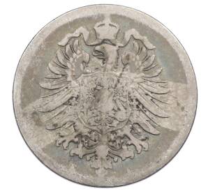 1 марка 1874 года E Германия — Фото №2