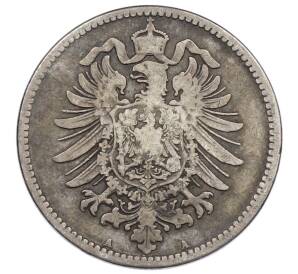 1 марка 1876 года A Германия — Фото №2