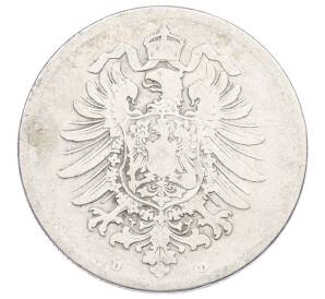 1 марка 1875 года D Германия — Фото №2