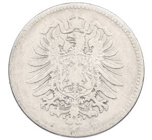 1 марка 1875 года E Германия — Фото №2