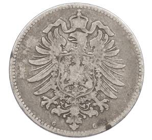 1 марка 1875 года G Германия — Фото №2