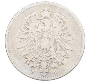 1 марка 1874 года F Германия — Фото №2