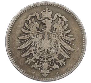 1 марка 1874 года H Германия — Фото №2
