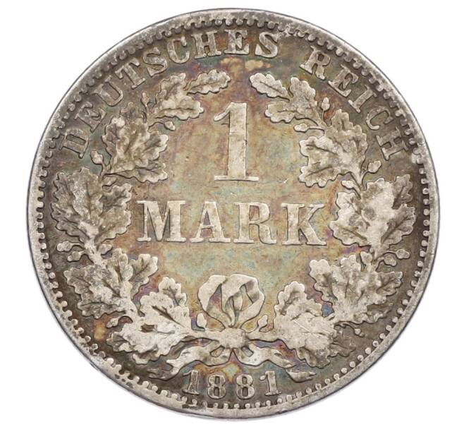Монета 1 марка 1881 года A Германия (Артикул: M2-84418) — Фото №1