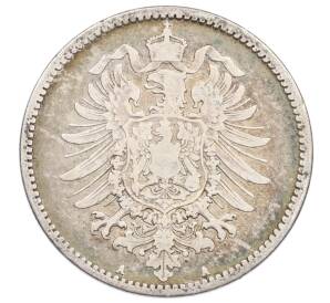 1 марка 1881 года A Германия — Фото №2
