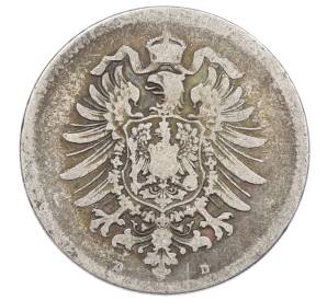 1 марка 1875 года D Германия — Фото №2