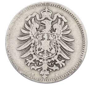 1 марка 1874 года H Германия — Фото №2