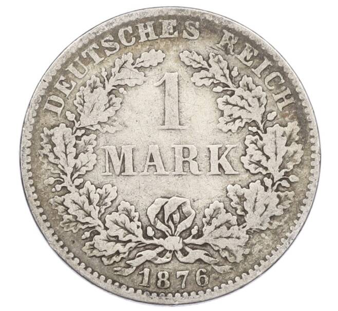 Монета 1 марка 1876 года H Германия (Артикул: M2-84438) — Фото №1