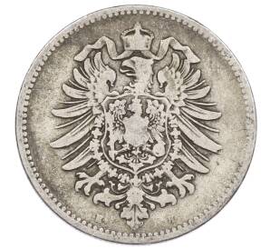 1 марка 1876 года H Германия — Фото №2