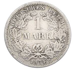 1 марка 1874 года F Германия — Фото №1