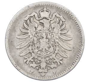 1 марка 1874 года F Германия — Фото №2