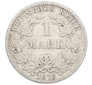 1 марка 1875 года C Германия — Фото №1