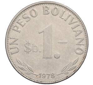 1 песо 1978 года Боливия — Фото №1