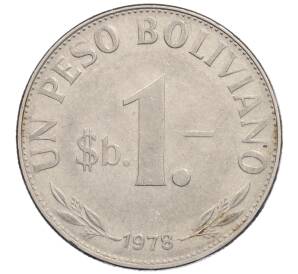 1 песо 1978 года Боливия — Фото №1