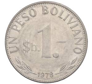 1 песо 1978 года Боливия — Фото №1