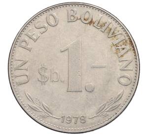 1 песо 1978 года Боливия — Фото №1